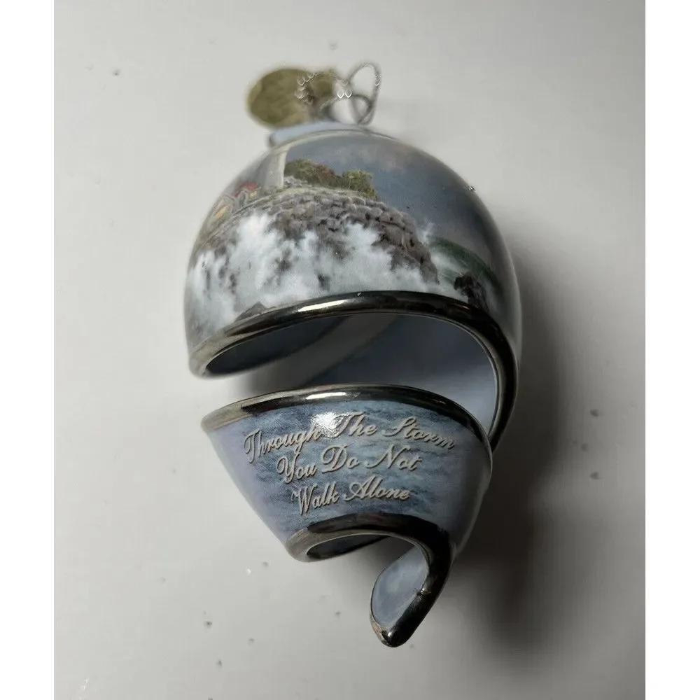Thomas Kinkade Clearing Storms Shoreline Splendors‎ Spiral Ornament 2002 SALE‼️